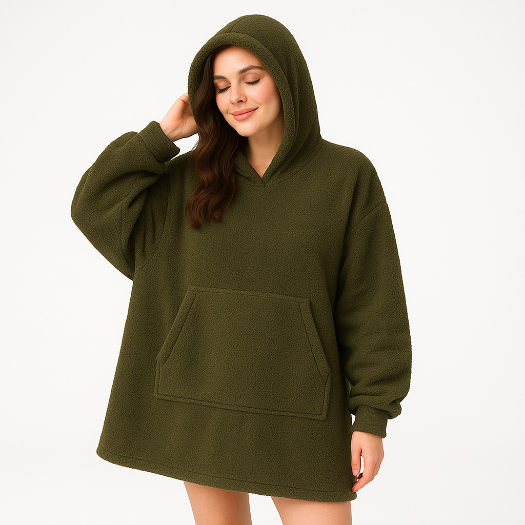 Cozy Pocket Fleece Hoodie Blanket™