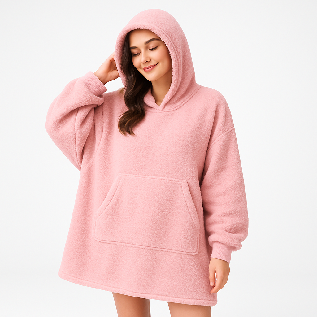 Cozy Pocket Fleece Hoodie Blanket™