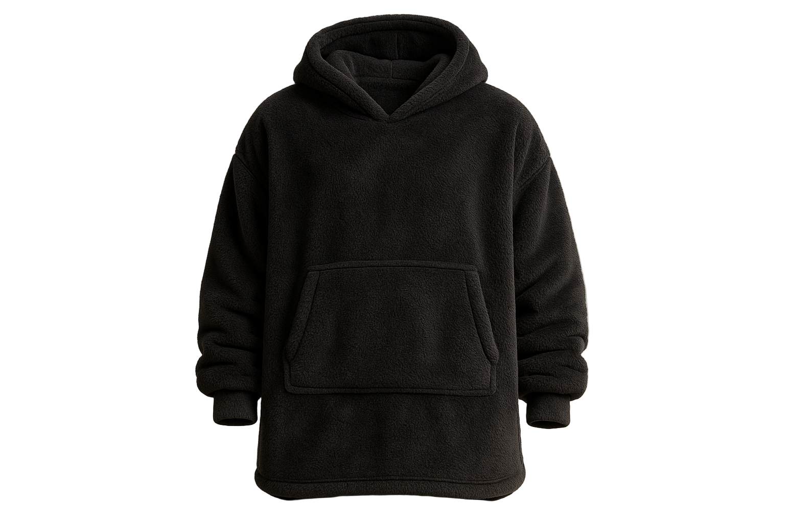 Black Blanket Hoodie